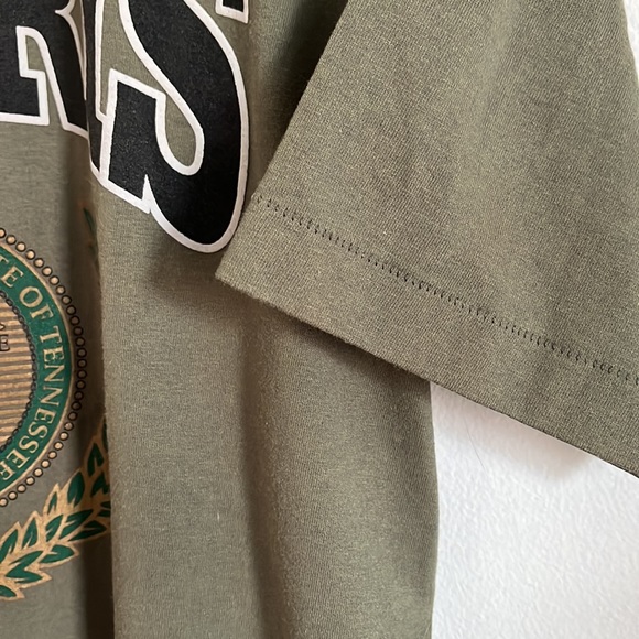 Vintage Norris Tennessee T-Shirt / Large / 90s / Single Stitch / Army Green - Picture 4 of 6